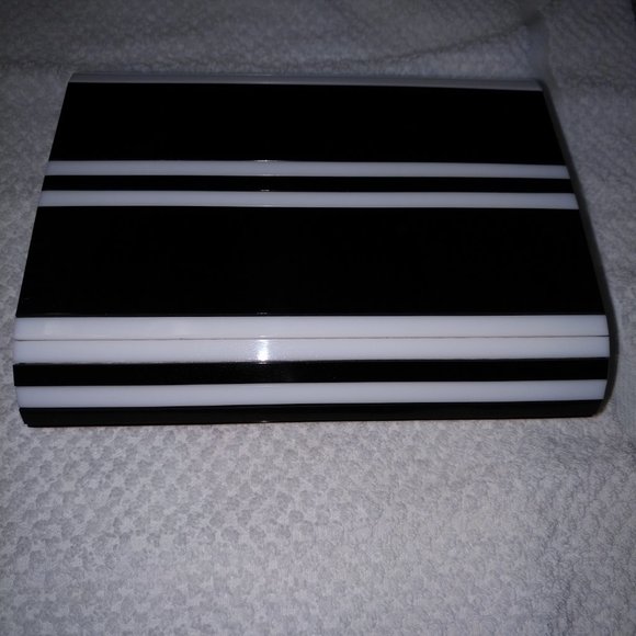 NEW DIANE VON FURSTENBERG STRIPED RESIN CROSSBODY - Picture 4 of 9